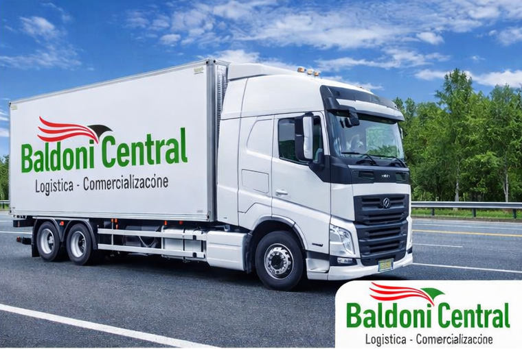 Camión de Baldoni en carretera